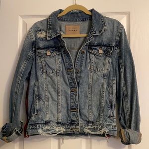 Blank NYC Red Fury Jean Jacket